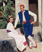 Kroatische Volkstracht, Trachten-Paar ngl G5301
