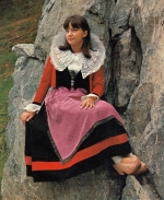 Valle d'Aosta, Costume di Courmayeur ngl G5303