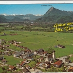 Ebbs in Tirol, am Fuße des Kaisergebirges, Panorama glum 1980? G5316