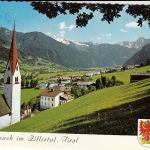 Hippach im Zillertal, Tirol, gegen Ahornspitze und Tristner ngl G5317