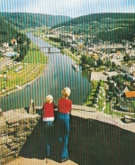 Bad Karlshafen a. d. Weser, Blick vom Hugenottenturm ngl G6007