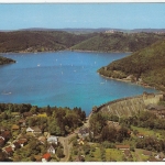 Edertalsperre mit Sperrmauer und Schloß Waldeck ngl G6011
