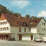 Bad Meinberg, Teutoburger Wald, "Sautters Parkhaus" mit Restaurant "Scheune" ngl G6076