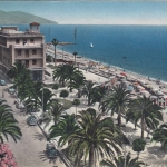 Loano, Scorcio di passeggiata e spiaggia gl1957 G6245