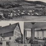 Hesselbach über Lassphe i.W., Pension Lindenhof gl1969 G6252