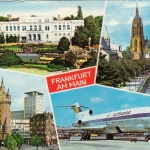 Frankfurt am Main, Gesellschaftshaus am Zoo u.a., Mehrbildkarte glum 1970? G6320