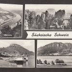 Sächs.Schweiz, Mehrbildkarte glum 1960? G6405