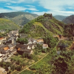 Altenahr mit Burg Are und Tunnel-Einfahrten ngl G6570