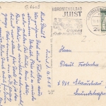 Nordseebad Juist, Luftbild, Mehrbildkarte gl1968 G6609