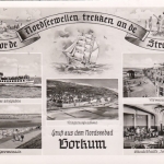 Nordseebad Borkum, Mehrbildkarte gl1952? G6670