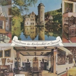 Märchen-Schloß Mespelbrunn, Spessart, Mehrbildkarte ngl G6755