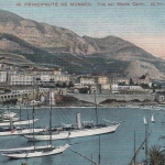 Principauté de Monaco Vue sur Monte Carlo ngl D0828
