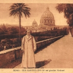 Vatikan: Roma - Sua Santita Pio XI nei giardini Vativani ngl 148.004