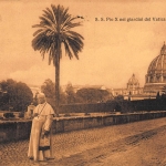 Vatikan: Papst Pio X nei giardini del Vaticano gl1913 148.061
