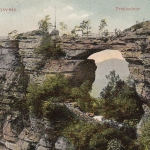 Böhm.Schweiz Prebischtor ngl D2119