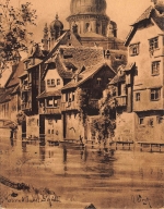 Nürnberg Insel Schütt mit Synagoge gl19? 148.841
