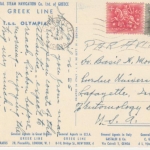 Greek Line T.s.s. OLYMPIA gl1955 220.436