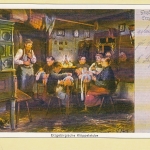 Blick in eine Erzgebirgs-Klöppelstube gl2002 D4838