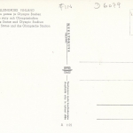 FIN Helsinki Nurmi's Statue und Olympisches Stadion ngl D6079