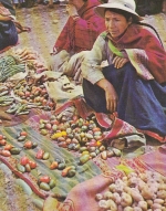 Perú Pisac Market scene in Cusco ngl D6133