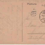 Mädchen beim Blumen pflücken feldpgl1918 222.123