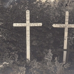 1.WK Kriegsgräber 1870 und 1914 nebeneinander ngl D7167