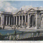Dublin The Bank of Ireland College Green from Trinity College ngl 222.559