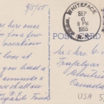 Canada Mirror Lake and Lake Placid with Club Buildings gl1955 223.605