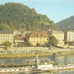 Dresden "Weiße Flotte" Kleiner Oberdeckdampfer "Junger Pionier" ngl 154.213