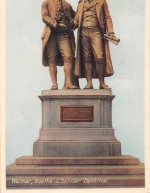 Weimar - Goethe- u. Schiller-Denkmal gl1934 154.433