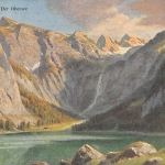 Königssee - Obersee Nach Gemälde von Prof. F. Kulstrunk ngl 154.854