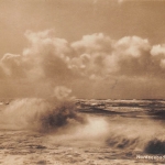 Nordseebad Nebel auf Amrum Blick auf die Wellen gl1947 155.626