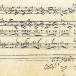 GEORG FRIEDRICH HÄNDEL Noten-Manuscript Oct.1737 ngl D9665