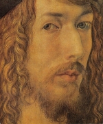 ALBRECHT DÜRER Selbstbildnis Ausschnit Künstlerkarte ngl 156.958