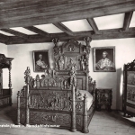 Burg Falkenstein / Harz - Barockschlafzimmer ngl 158.196