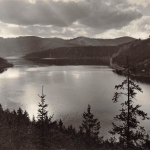 Saaletalsperre Abendstimmung am See ngl 158.534