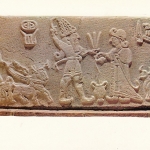 König Sulumeli vor dem Wettergott - Museum Ankara ngl E0328