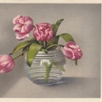 Ostern-Wünsche mit Tulpen-Vase gl1903 E0482