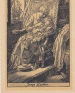 RUDOLF SCHÄFER Junge Mutter ngl E0496