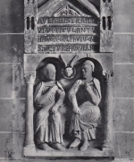 Basel, Münster, 2 Baumeister oder Stifter ngl E0601