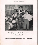Trio Blank mit Loisl und Heini Klappkarte ngl 161.153
