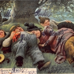 Humor: Gruss aus der Sommerfrische Scherzkarte gl1904 161.498