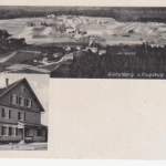 Aichelberg vom Flugzeug aus, Gasthaus zum Grünen Bauem gl1948 225.439