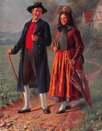 Trachten: Schwaben Trachtenkarten Ser. II. ngl 161.346