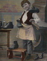 Schuhputzerbub gl1909 E1394
