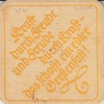 Leutkirch, Bierdeckel Brauerei Clemens Härle ngl E1410