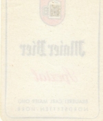 Nordstetten Horb Bieretikett Brauerei Carl Maier OHG E1412