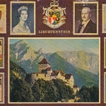 Liechtenstein Schloß Vaduz ngl E1979