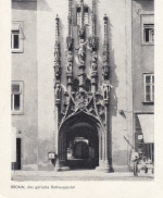 Brünn / Brno - Das gotische Rathaus-Portal ngl E2000