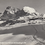 Alpe di Siusi verso il Gruppe del Saasolungo, Seiseralm Langekofel gl1965 E2234